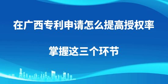 廣西專利申請,專利申請?jiān)趺刺岣呤跈?quán)率,專利申請,